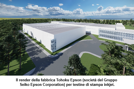 Epson investe in una nuova fabbrica per produrre le testine delle stampanti inkjet